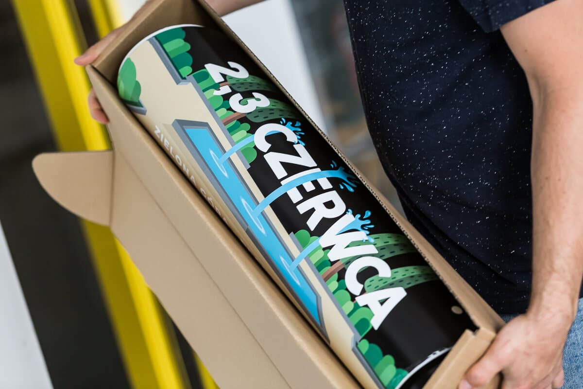 Food Trucki przy fontannie