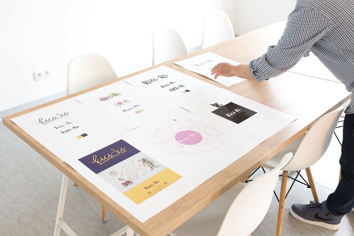 Kiciki dla dzieci a projekt logo dla klienta