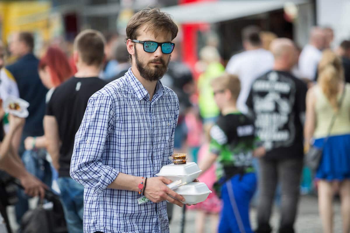 Food Truck Fest w pierwszy upalny dzień roku.