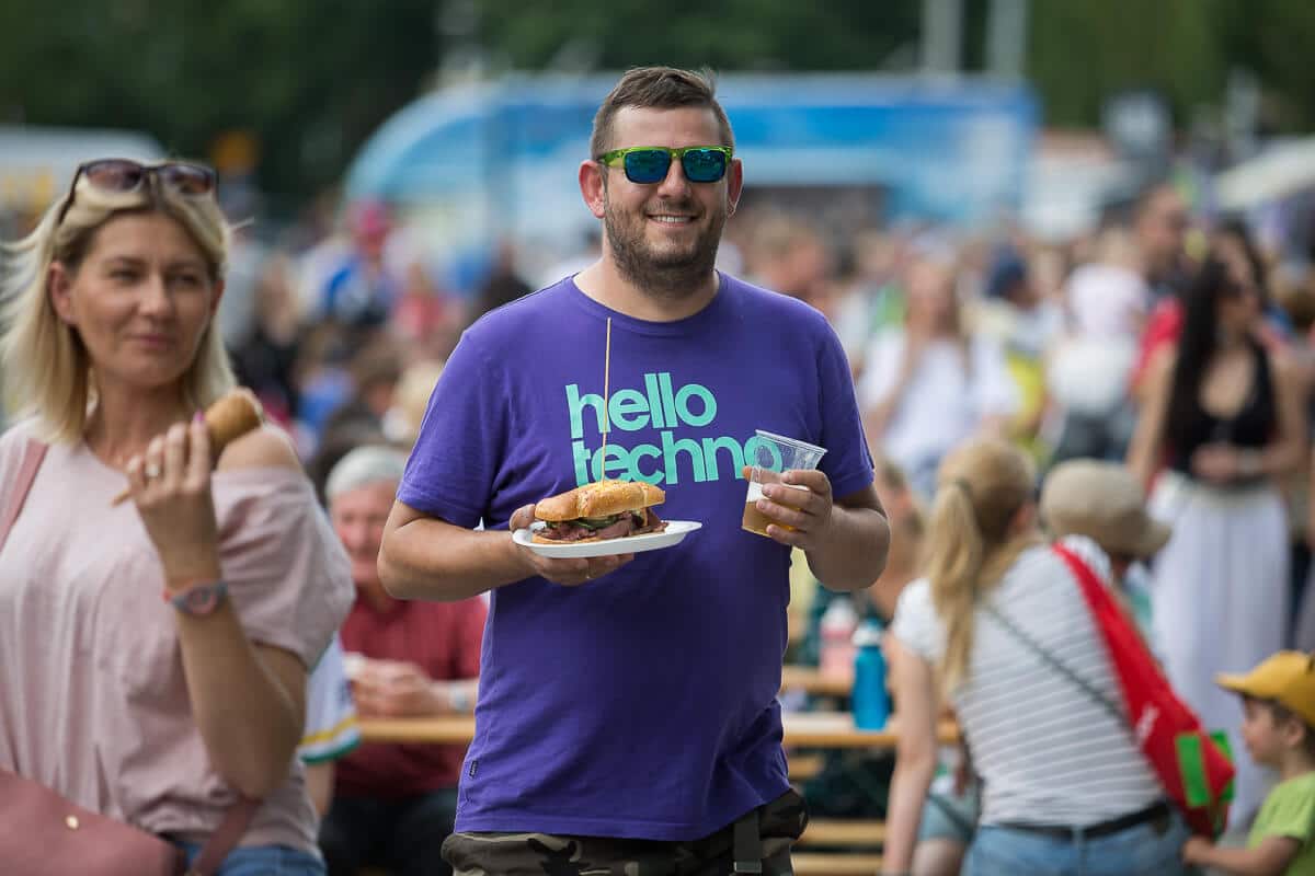 Food Truck Fest w pierwszy upalny dzień roku.