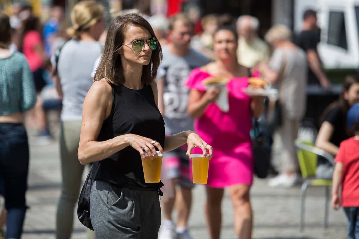 Food Truck Fest w pierwszy upalny dzień roku.