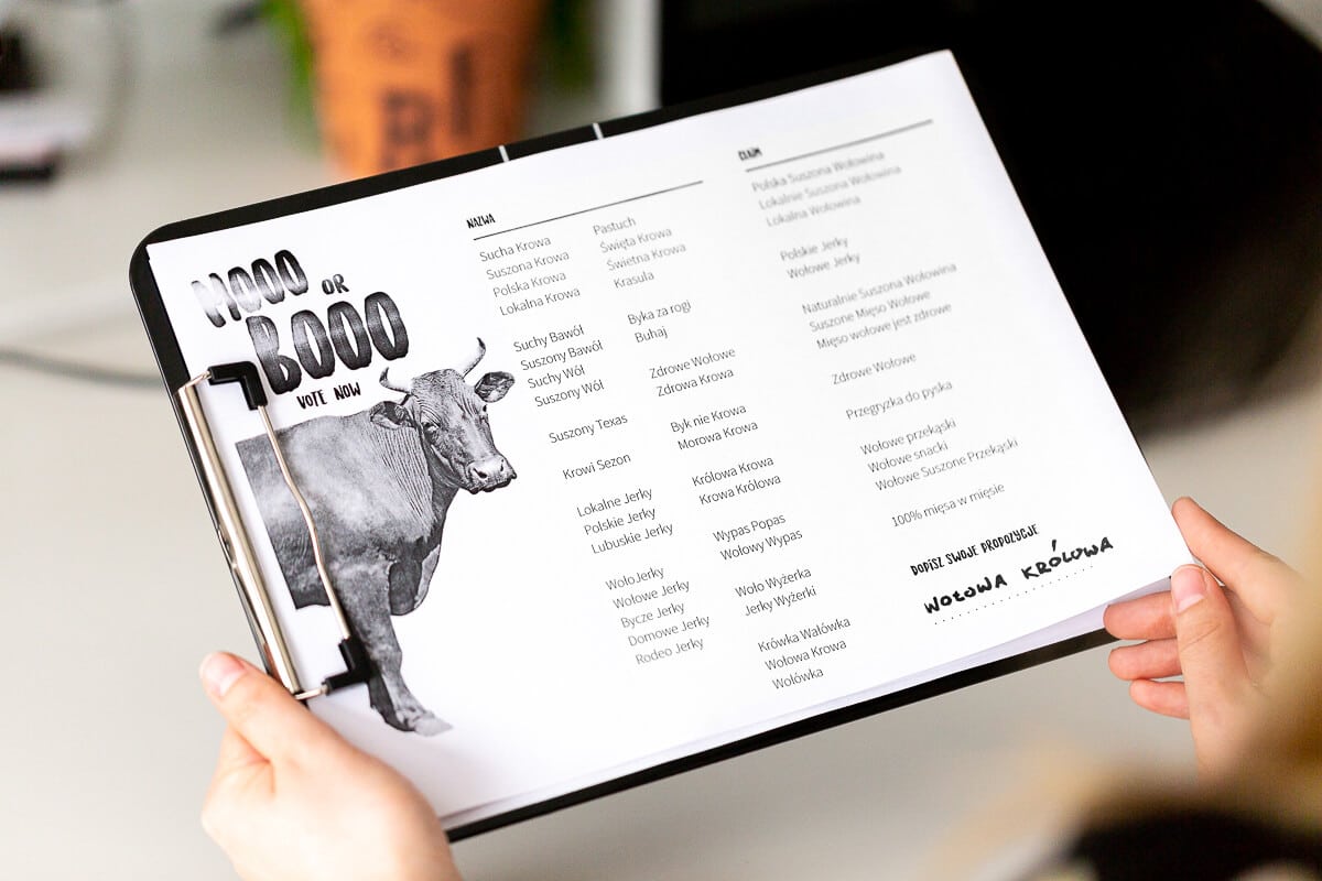 Wołowa Królowa – Projektowanie produktu